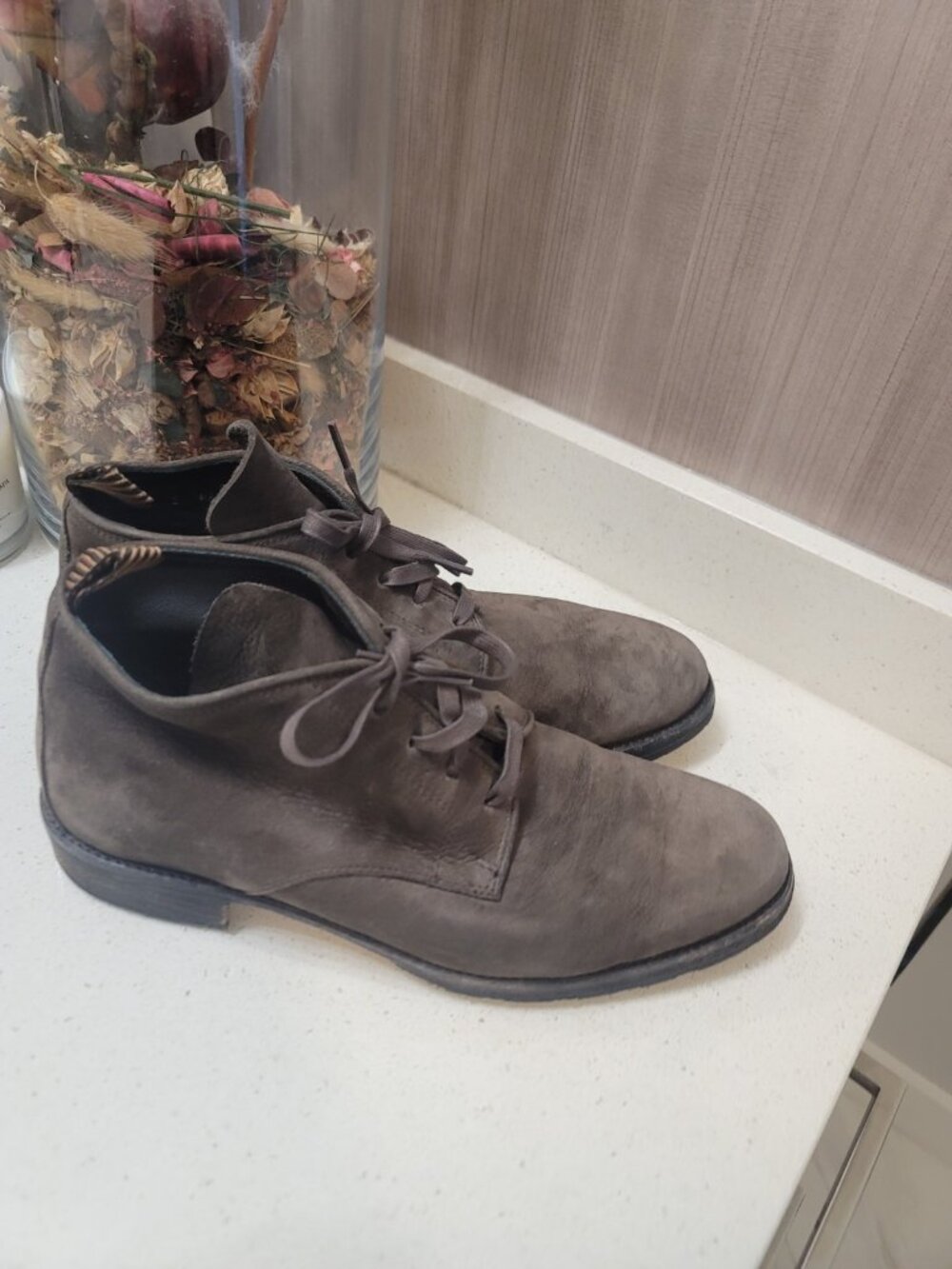 Billy Reid Distressed Brown Wingtip Brogue Boots Sz 8 VERY NICE CONDITION!!! - Picture 5 of 10